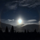 Illustration for article titled A ring of illuminated ice crystals encircle an Alaskan moon